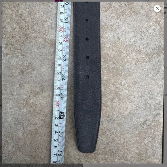 Brooks Brothers Men’s Classic Suede Belt - Picture 4 of 4